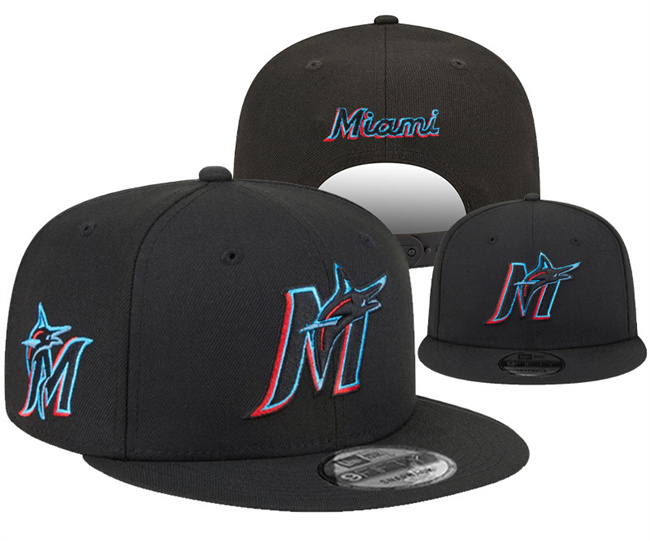 Miami Marlins 2025 Stitched Snapback Hats 010